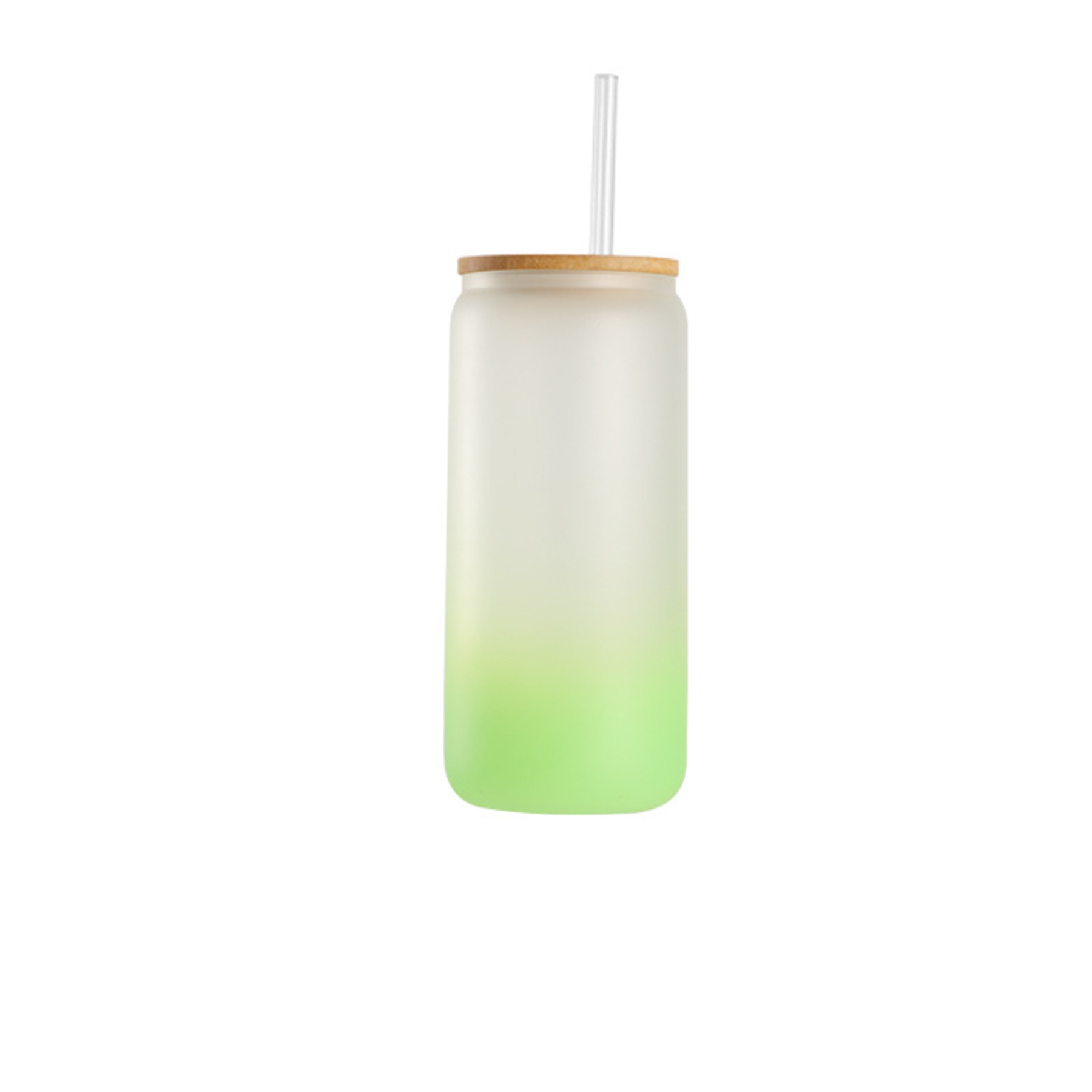 16 OZ Frosted Gradient Water Bottle With Straw 3