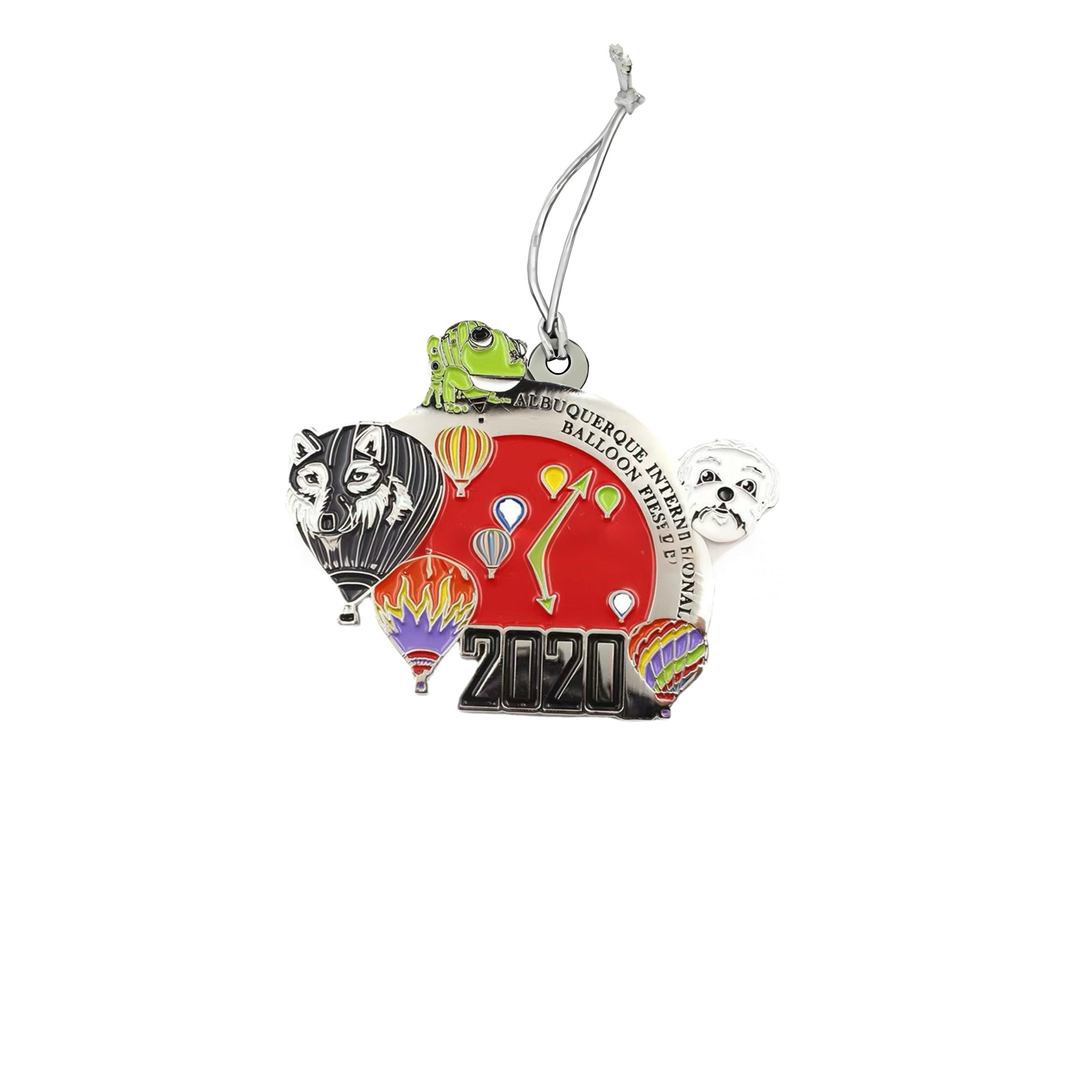2" Custom-Made Zinc Alloy Ornaments ( 4 Soft Enamel Colors ) 3
