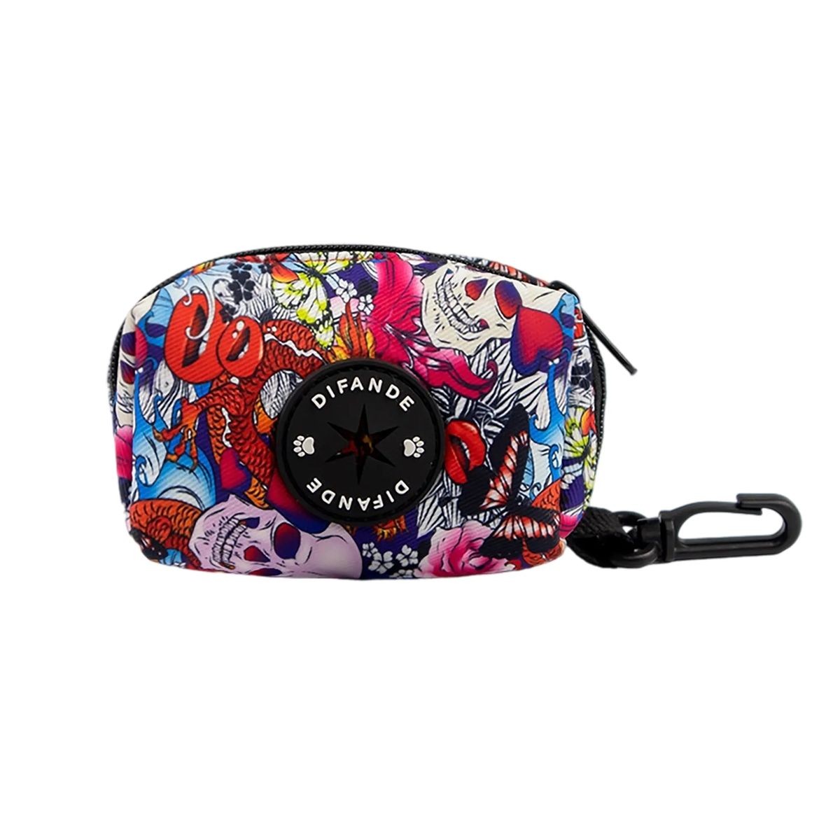 Pet Waste Bag Dispenser 3.5" x 2" x 2" with Rotating Clip Customizable 8