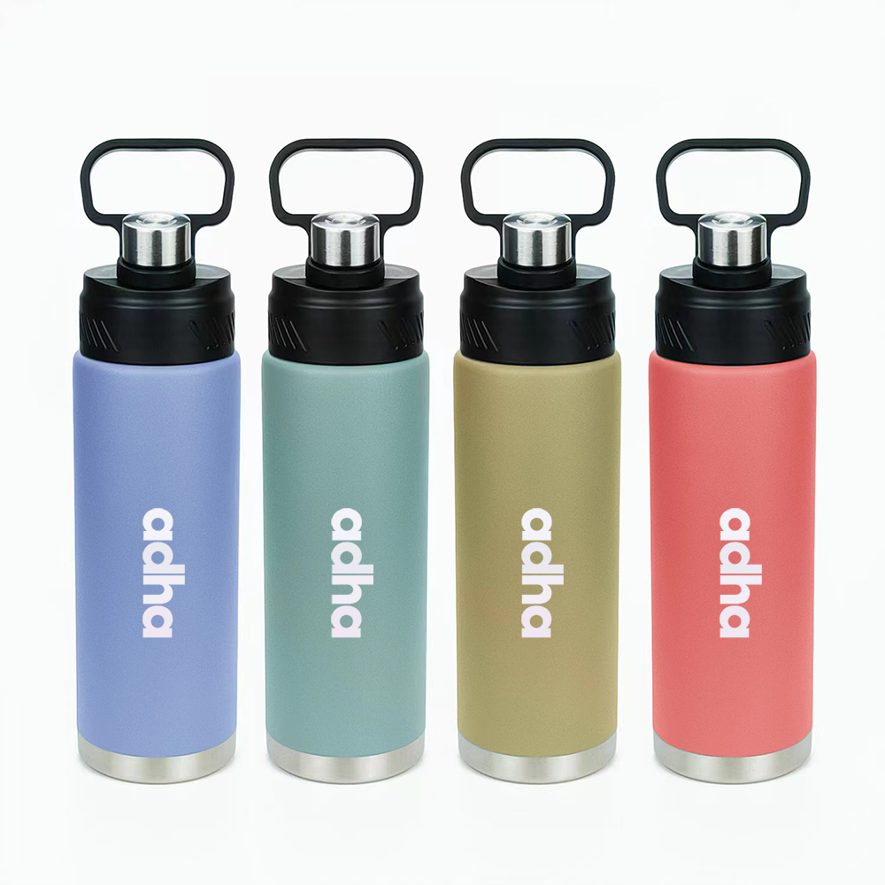 24 Oz. Vacuum Insulated Stainless Steel Bottle, custom water bottle with logo imprint 1