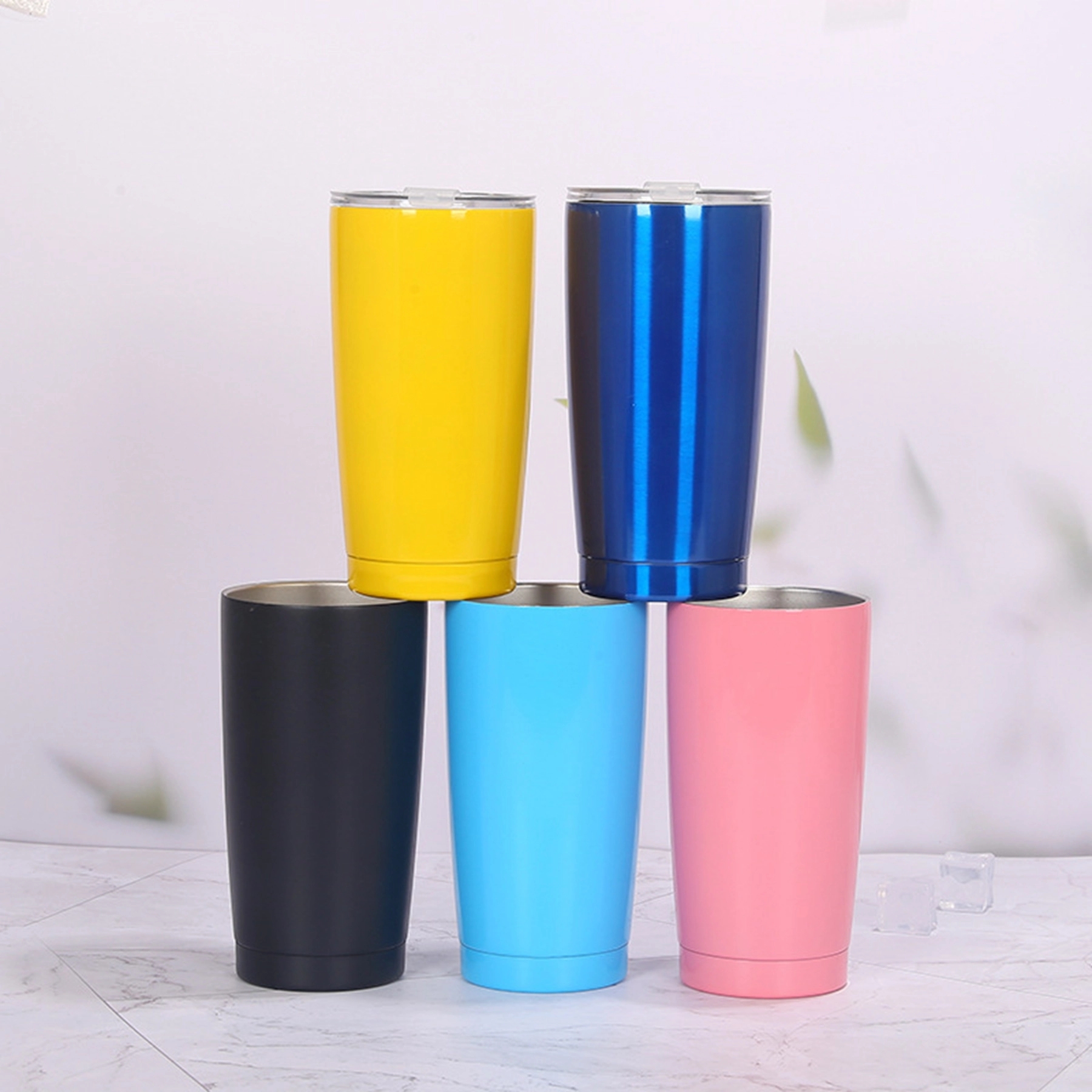 20 oz Double Wall Metal Car Coffee Cup 8