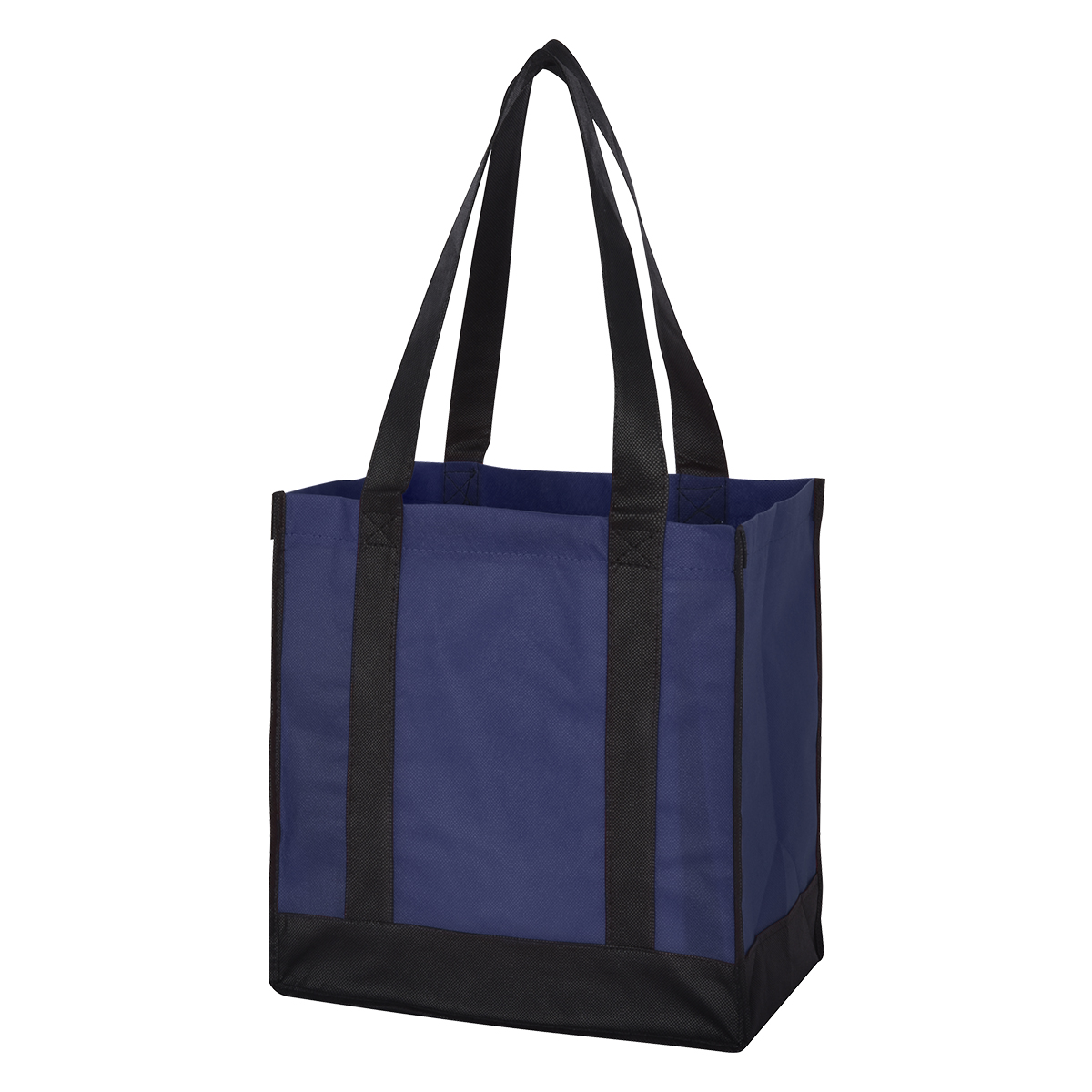 Non-Woven Two-Tone Shopper Tote Bag 12