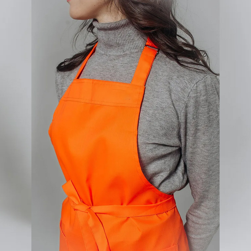 Adjustable Bib Apron with Long Ties 10
