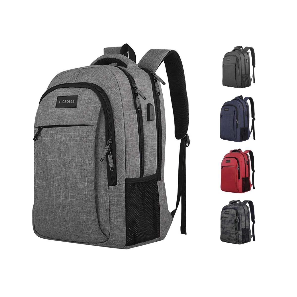 Large Travel Laptop Backpack with USB Charging Port 1