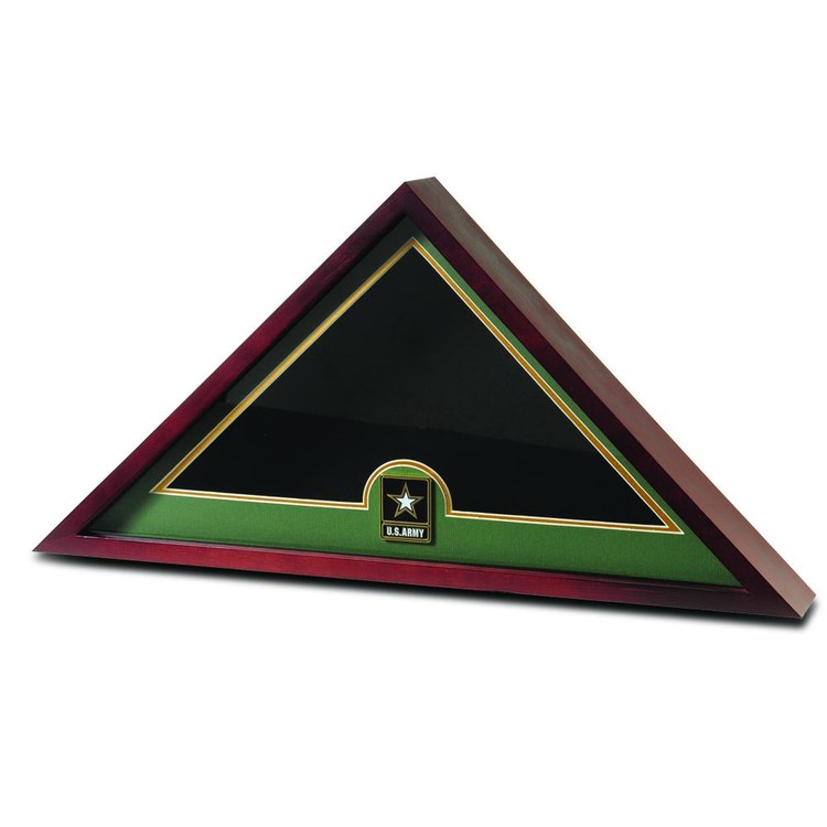 US Flag Display Case with Go Army Medallion - Display Case Only 1