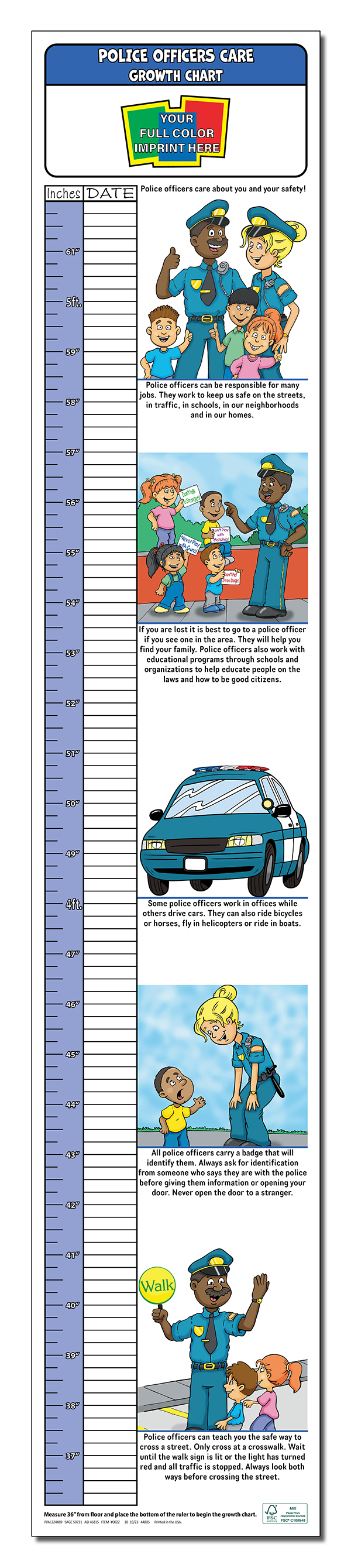 GROWTH CHART - Police Officers Care Growth Chart 3