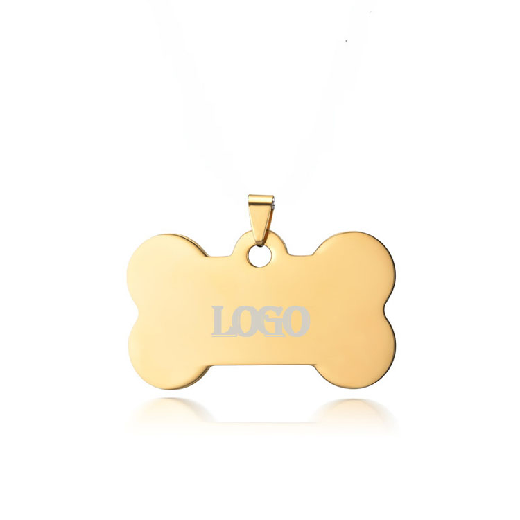 Bone Shape Pet Nameplate 4