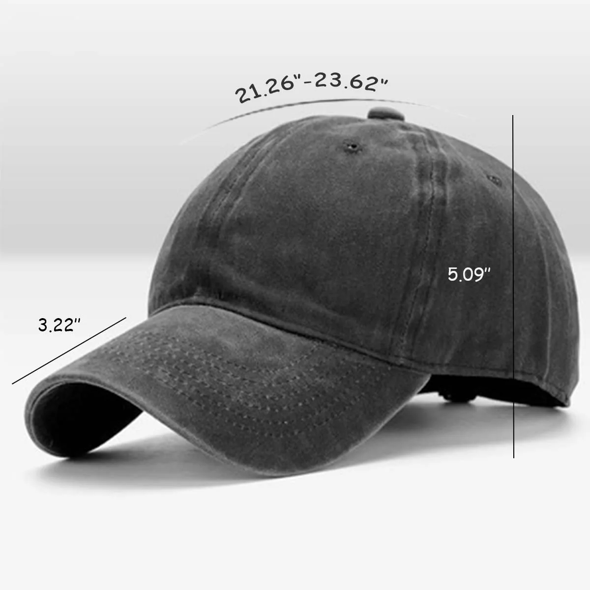 Washed Distressed Cap Twill Cotton Baseball Vintage Dad Hat 2