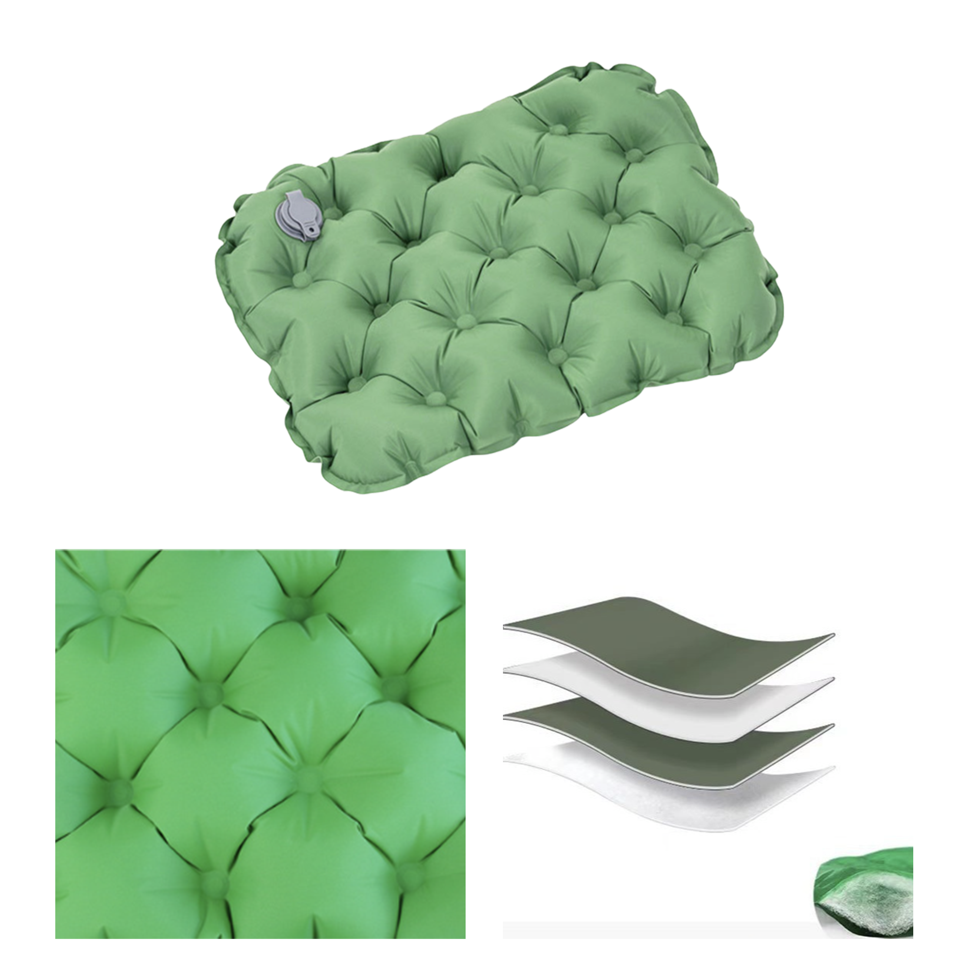 MOQ 10 PCS Convenient Foldable Inflatable Cushion 2