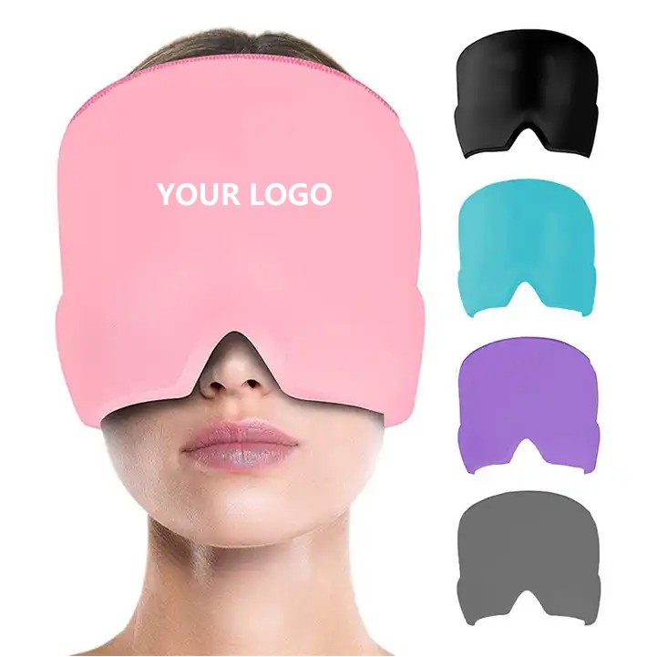 Gel Ice Headache Migraine Relief Hat Cold Therapy Mask 1