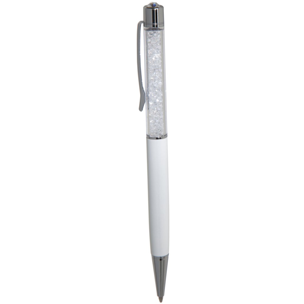 Cygnet Slender Crystal Brass Ballpoint Pen 7