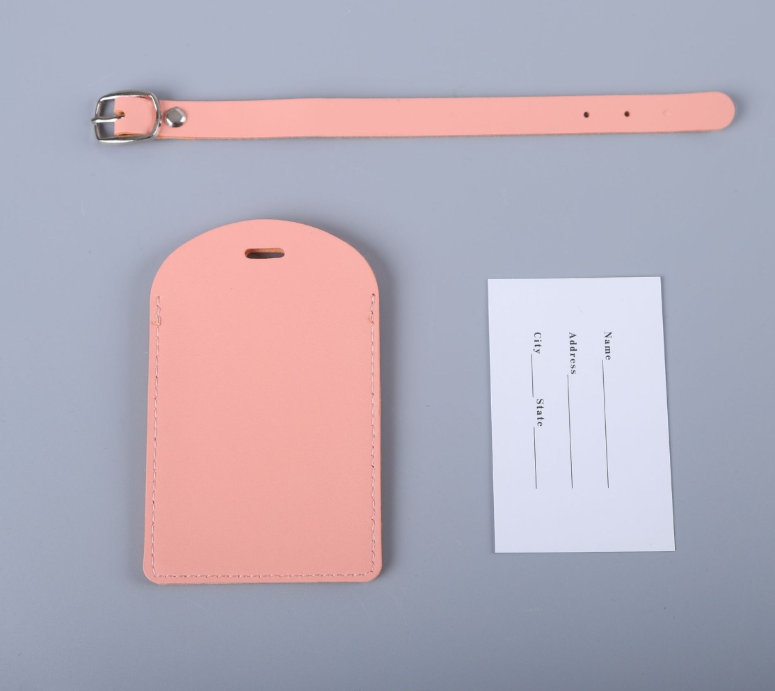 Custom PU Luggage Tag 2