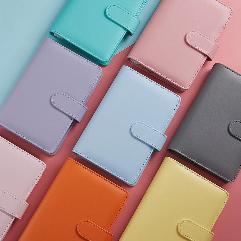 PU Leather A6 Business Travel Journal Diary Binder Notebook 17