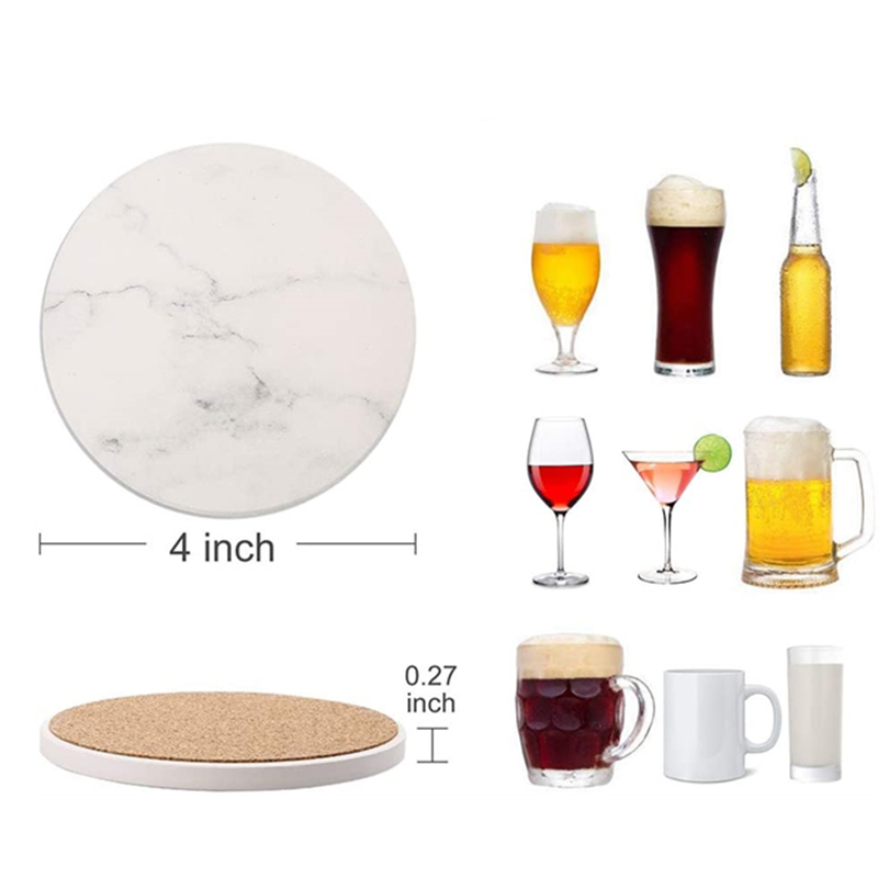 Round Absorbent Coaster 3