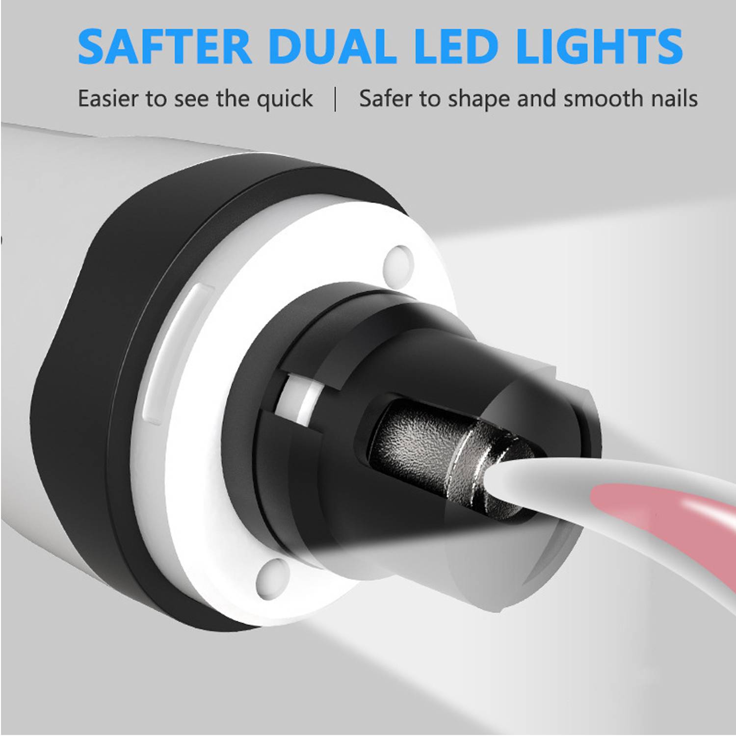 Auto 2 Speed USB Nail Clipper with LED for Cats/Dogs 6