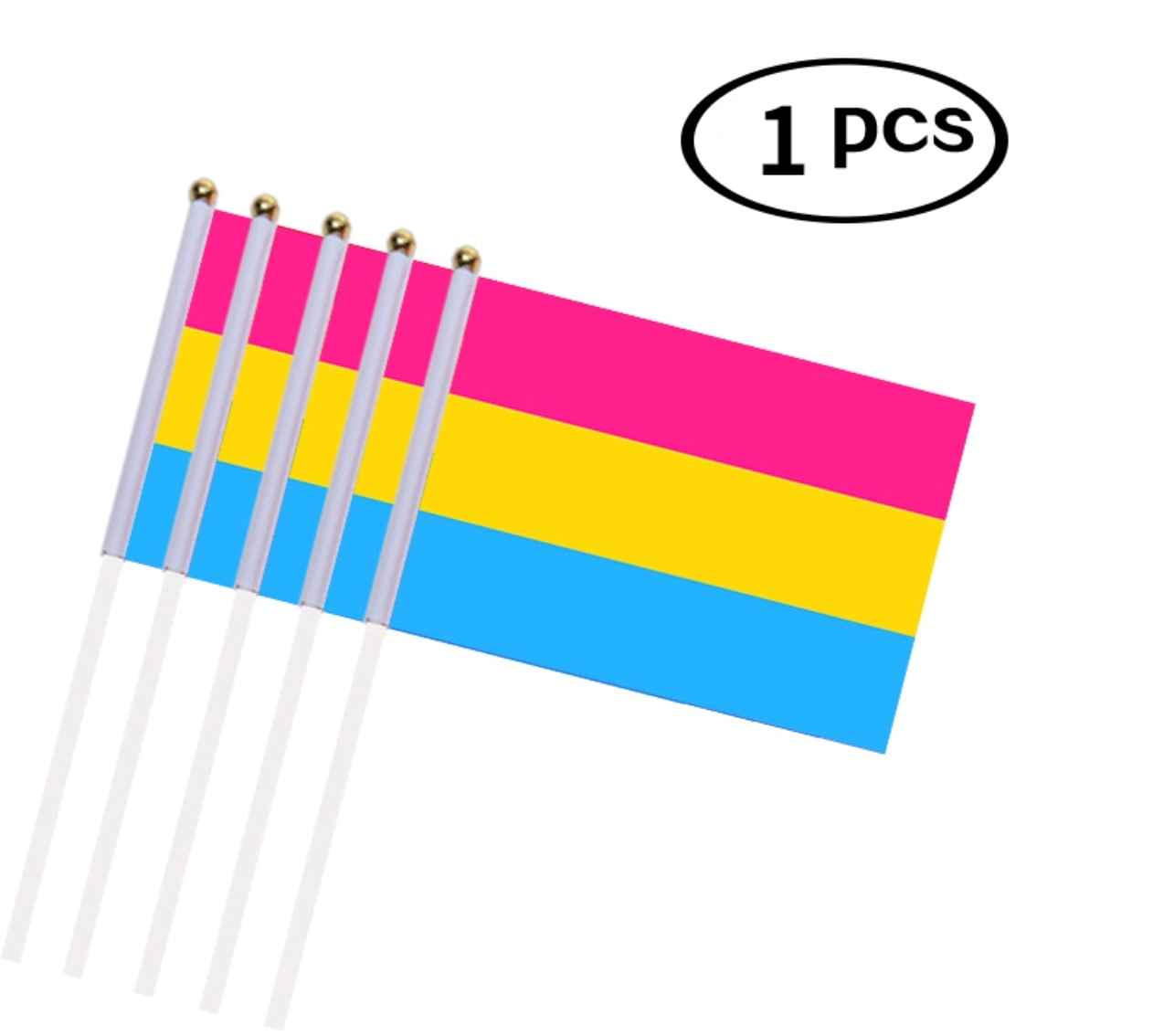 Rainbow Flags with Flagpoles 8