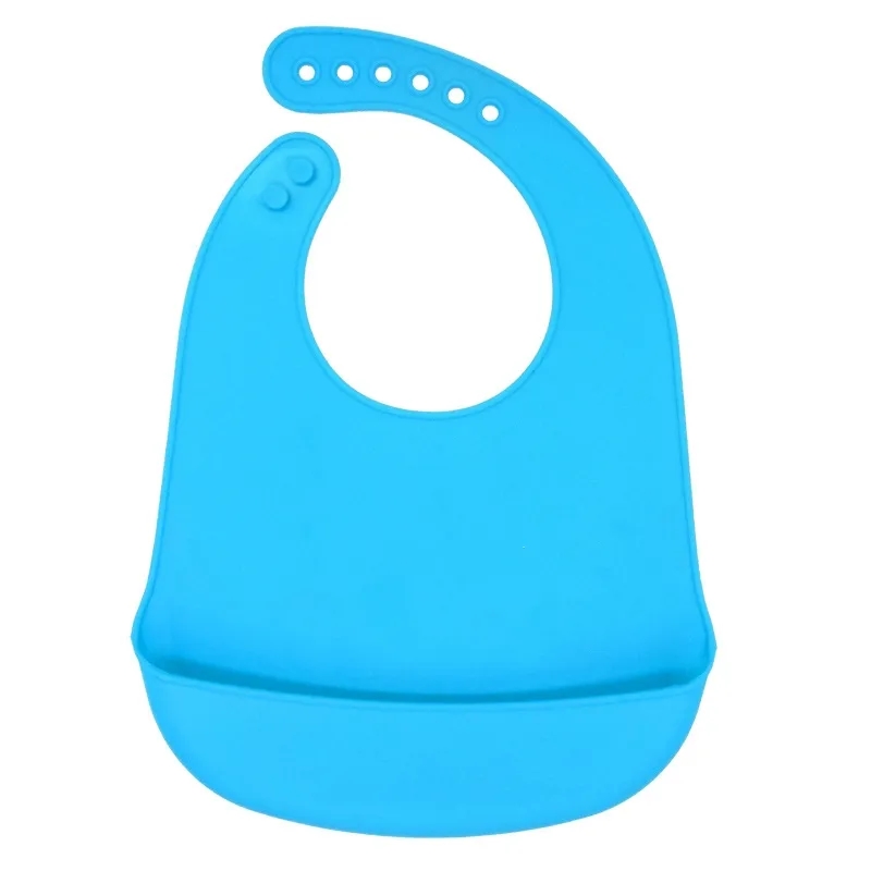 Solid Color Silicone Bib 5