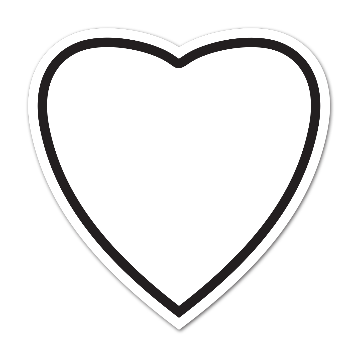 Large Heart Magnet 2