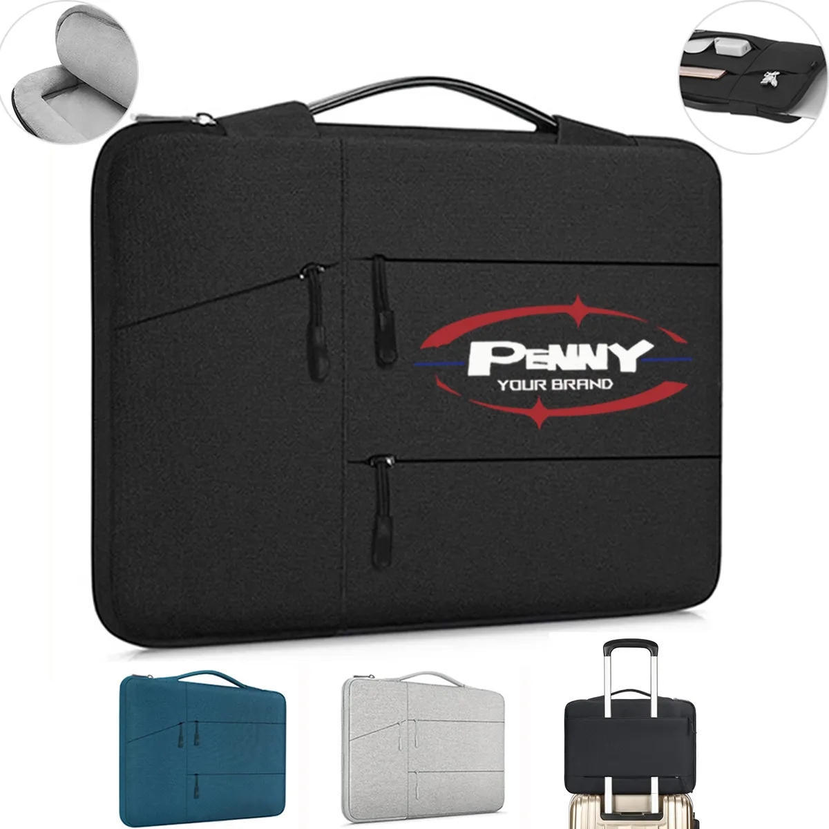 Water Resistant Case Protective Laptop Sleeves Briefcase Bag 2