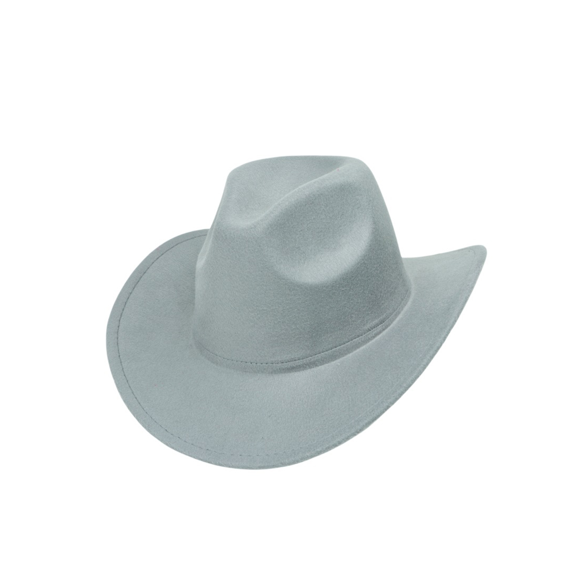Polyester Felt Western Cowboy Hat Vintage Jazz Style 12