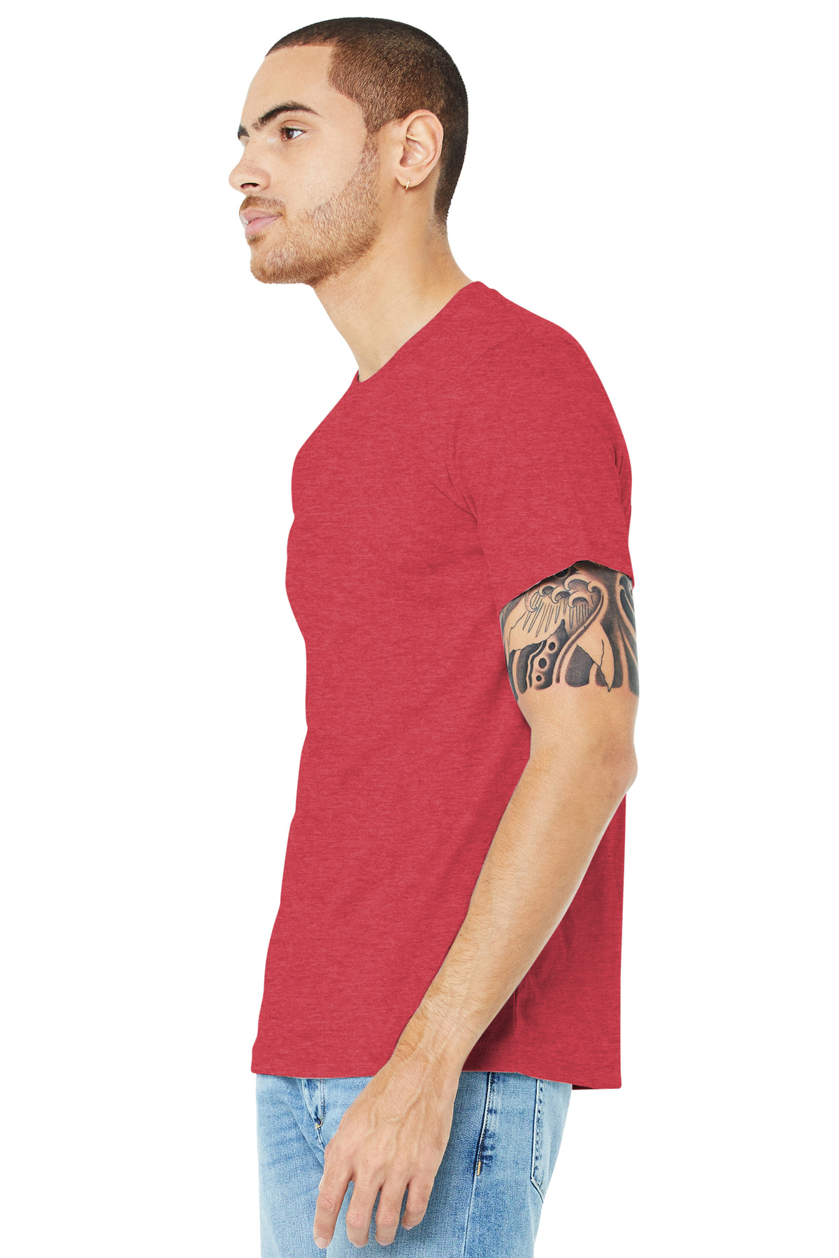 BELLA+CANVAS® Unisex Heather CVC Short Sleeve Tee 179