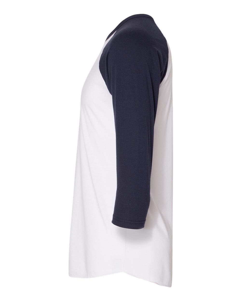 Unisex 50/50 Raglan Three-Quarter Sleeve Tee - BB453W 12