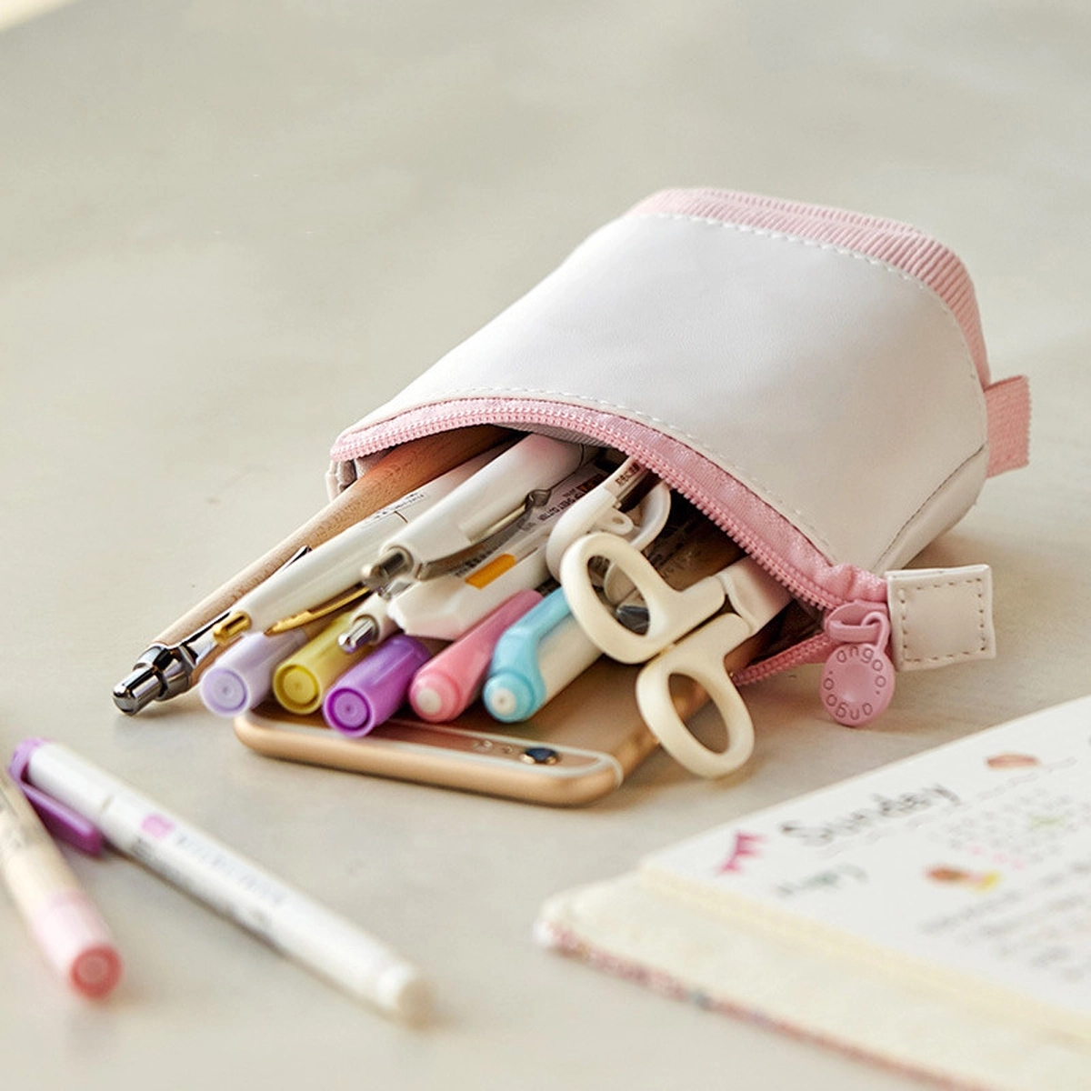 Pen Pencil Telescopic Holder Stationery Case 1