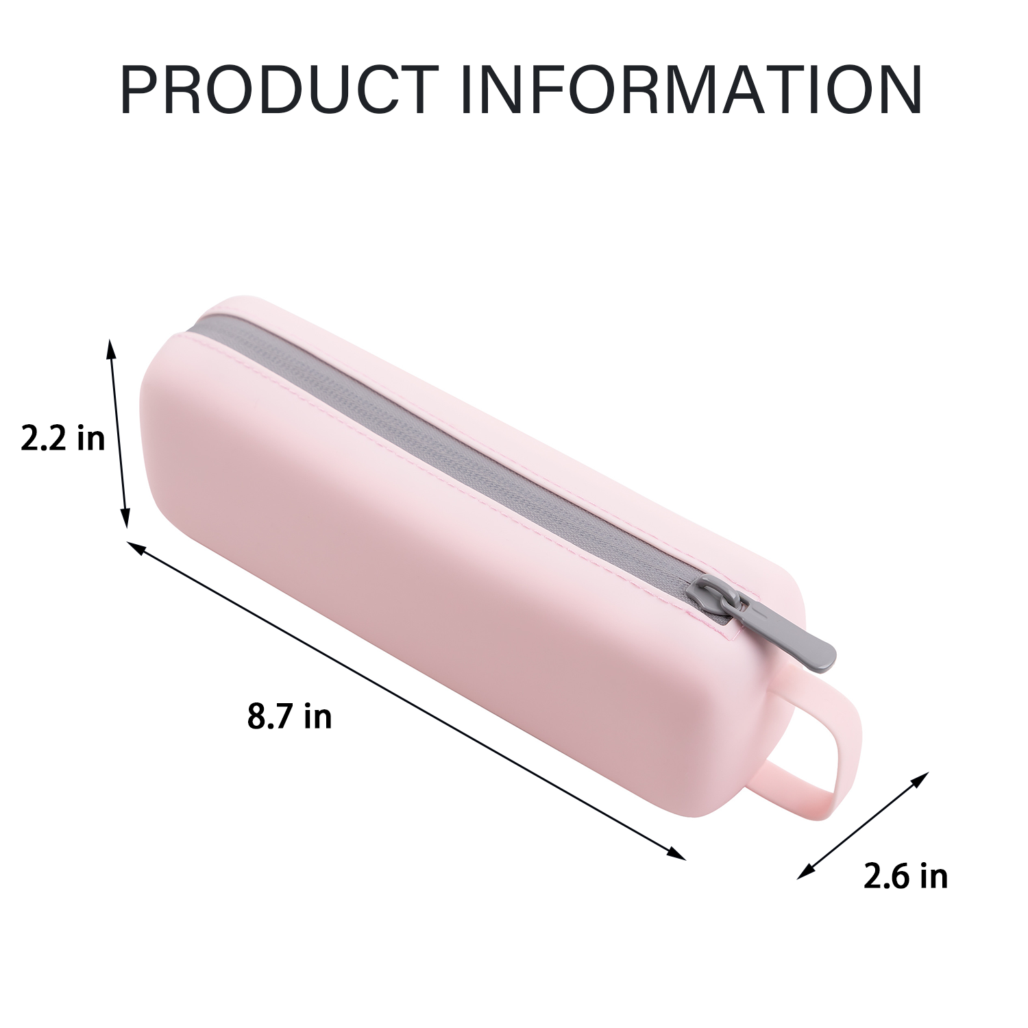 Rectangular Silicone Pen Bag Pencil Case 2