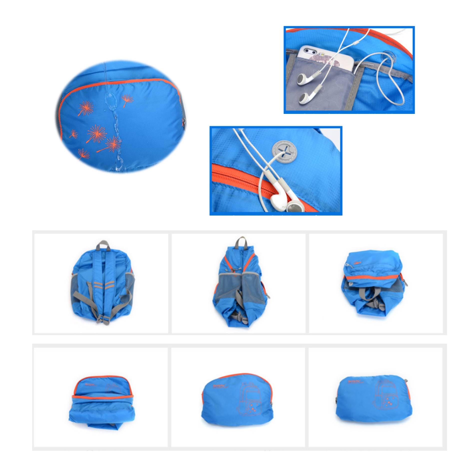 Foldable Hiking Backpack Outdoor Sports Bag 2