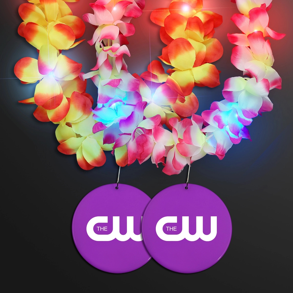 Light Up Hawaiian Leis with Custom Circle Medallion 13