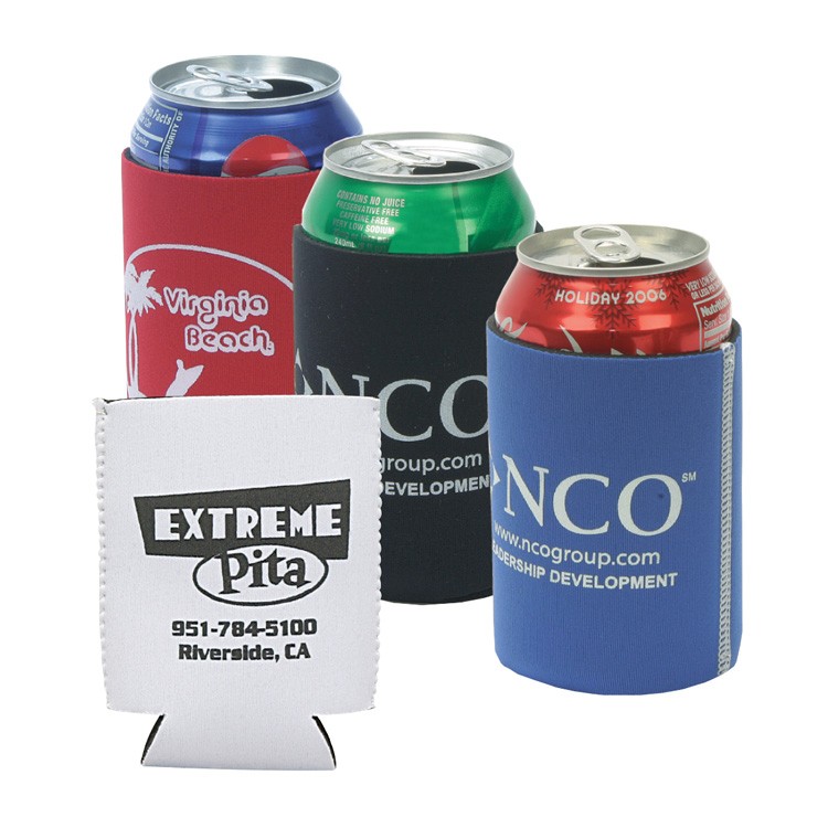Neoprene Collapsible Can Holder w/Full Color Sublimation
