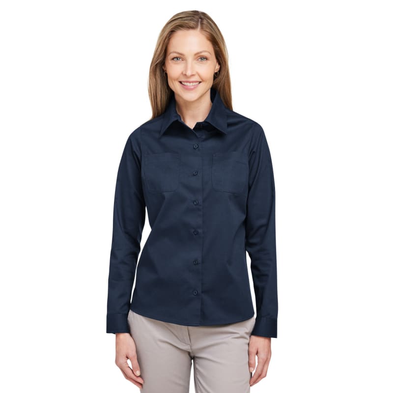 Harriton Ladies' Advantage IL Long-Sleeve Workshirt 9