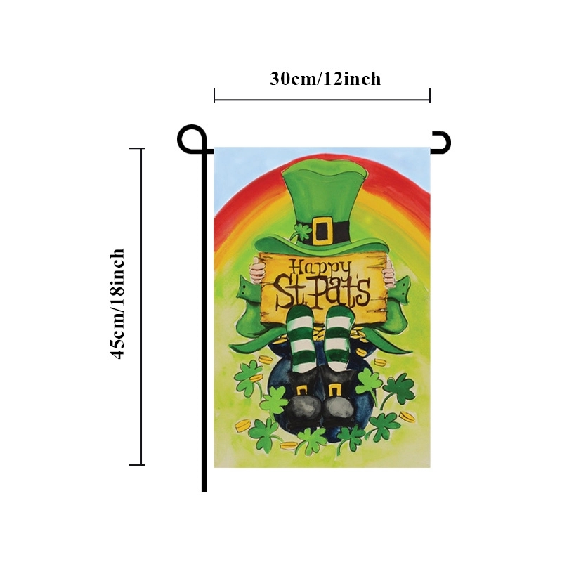 Happy St Patricks Day House Garden Flags 1