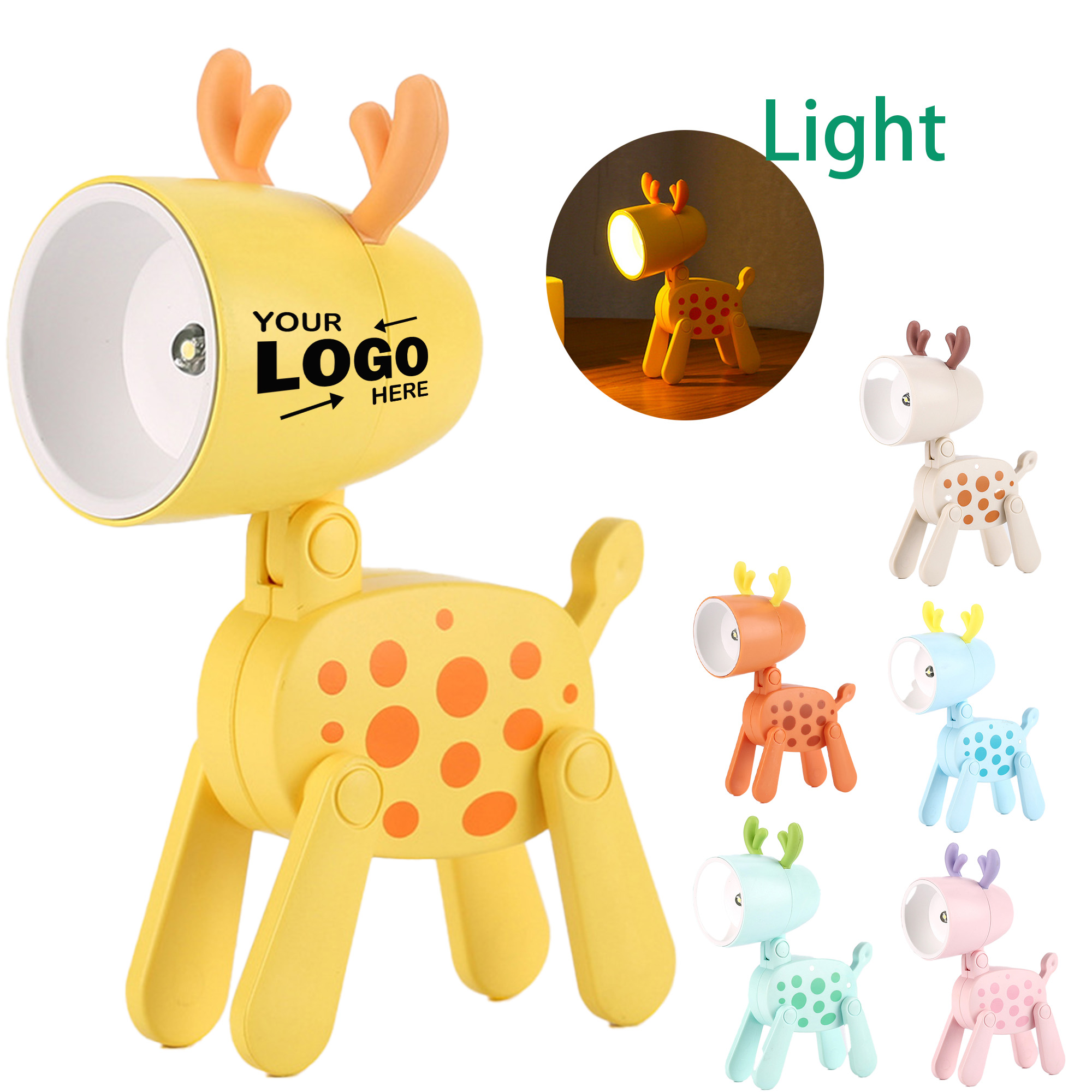 Christmas Reindeer shaped Bedroom Night Light 2