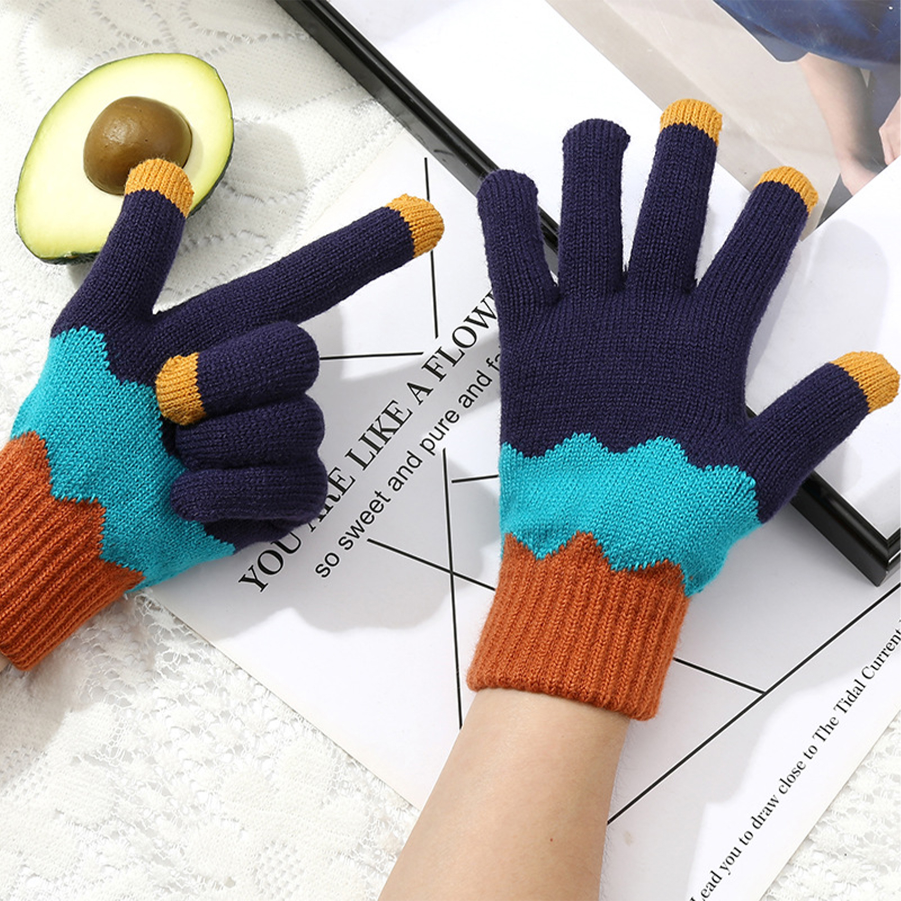 Winter Warm Knitted Touchscreen Gloves 2