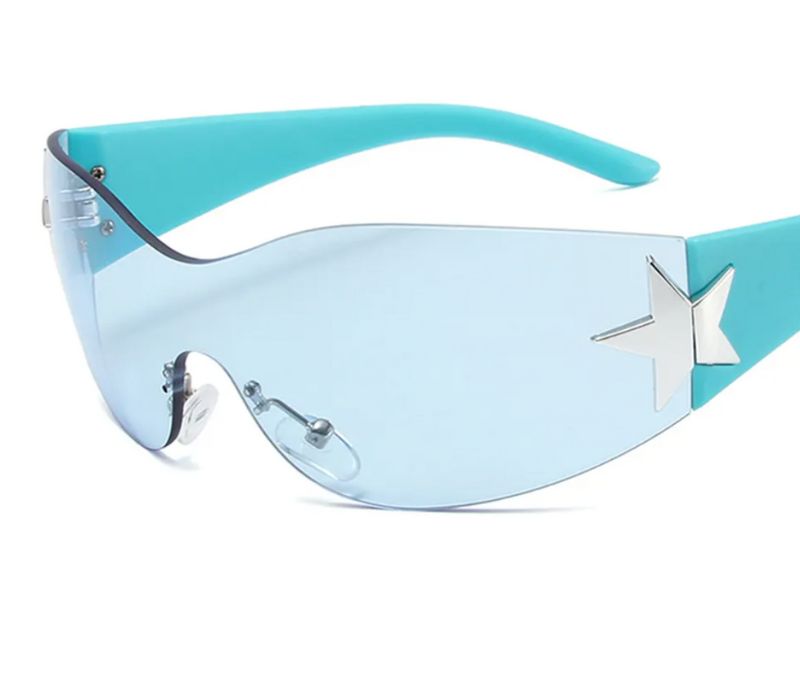 UV400 Fashion Rimless Sunglasses 11