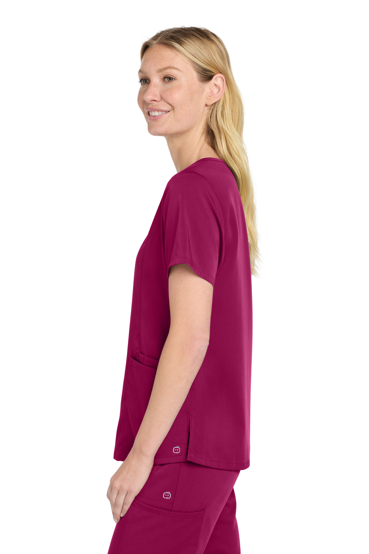 Wink® Women's Premiere Flex Mock Wrap Top 8