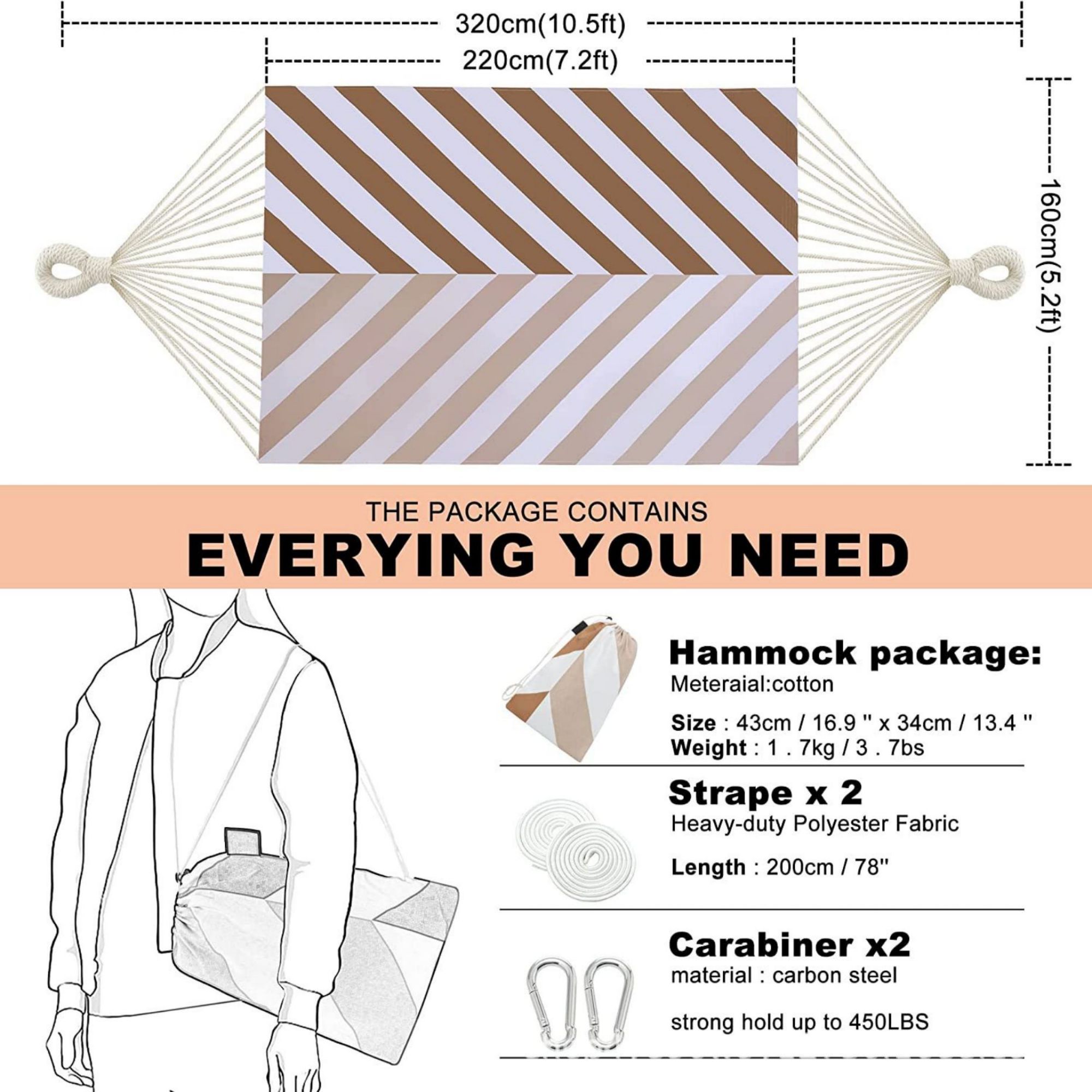 Portable Hammock With Travel Bag 3