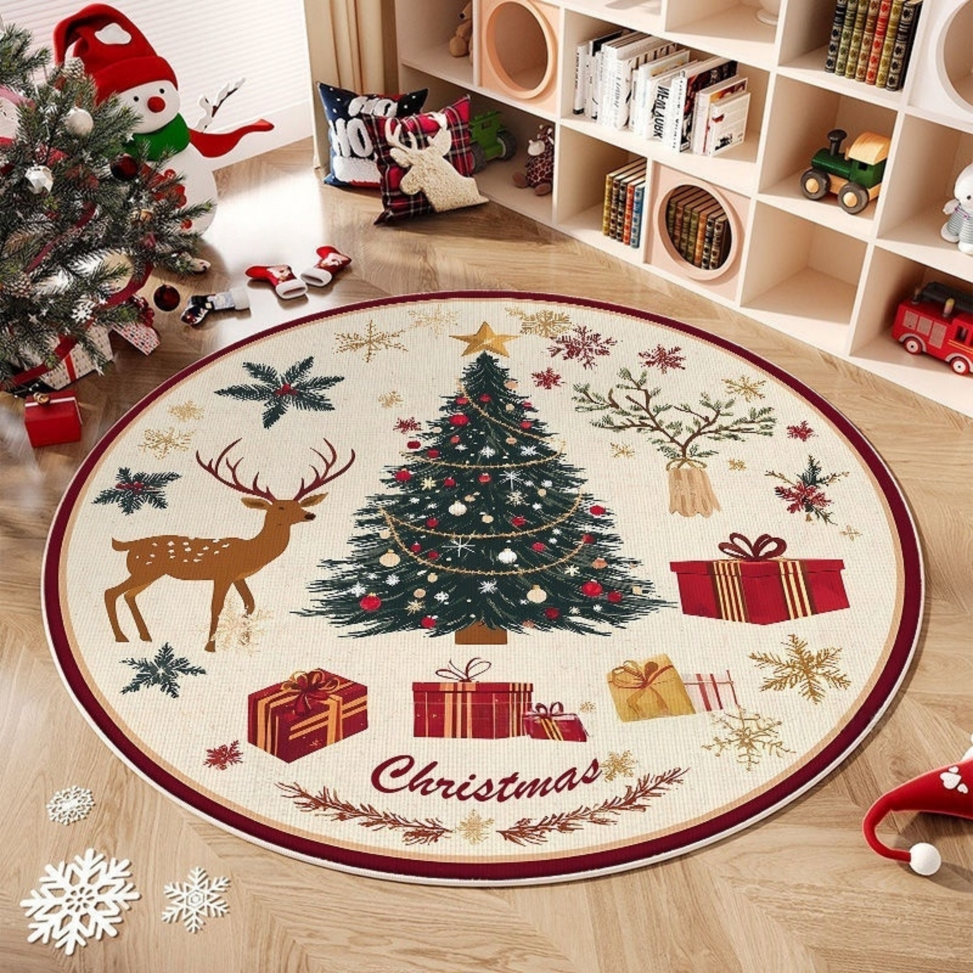 Christmas Floor Mat Holiday rug 9