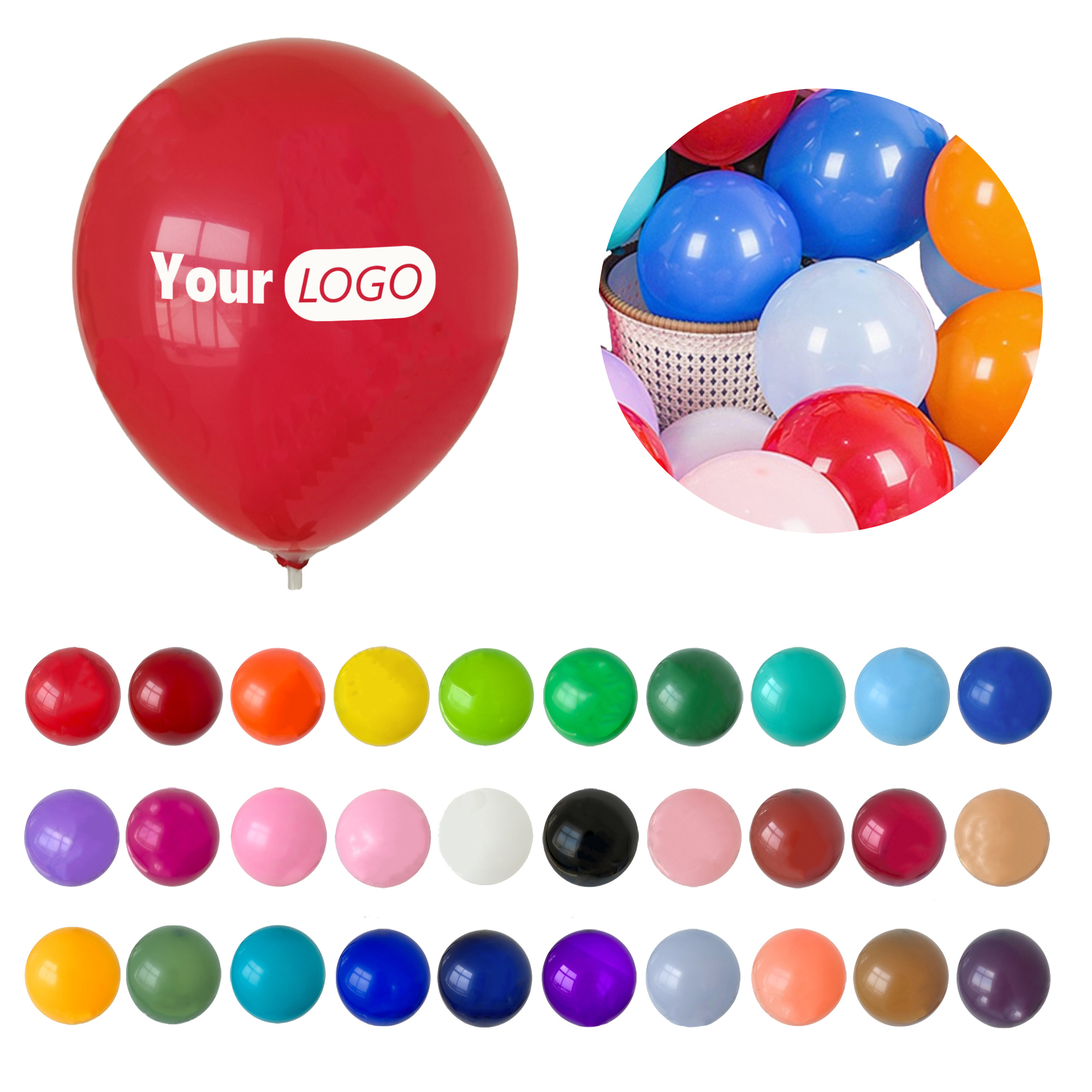 10 Inch Matte Latex Balloons 6