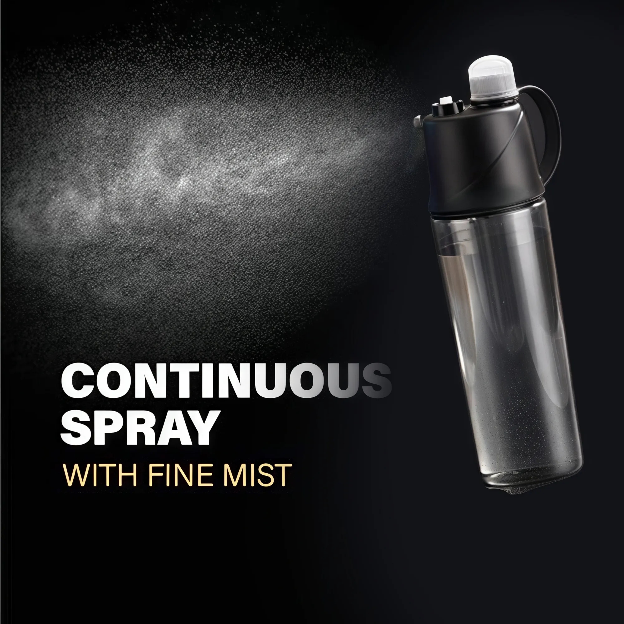 Misting Water Bottle, 2-in-1 Mist and Sip Bottles 5