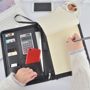 Multi-pocket Faux Leather File Folder 4