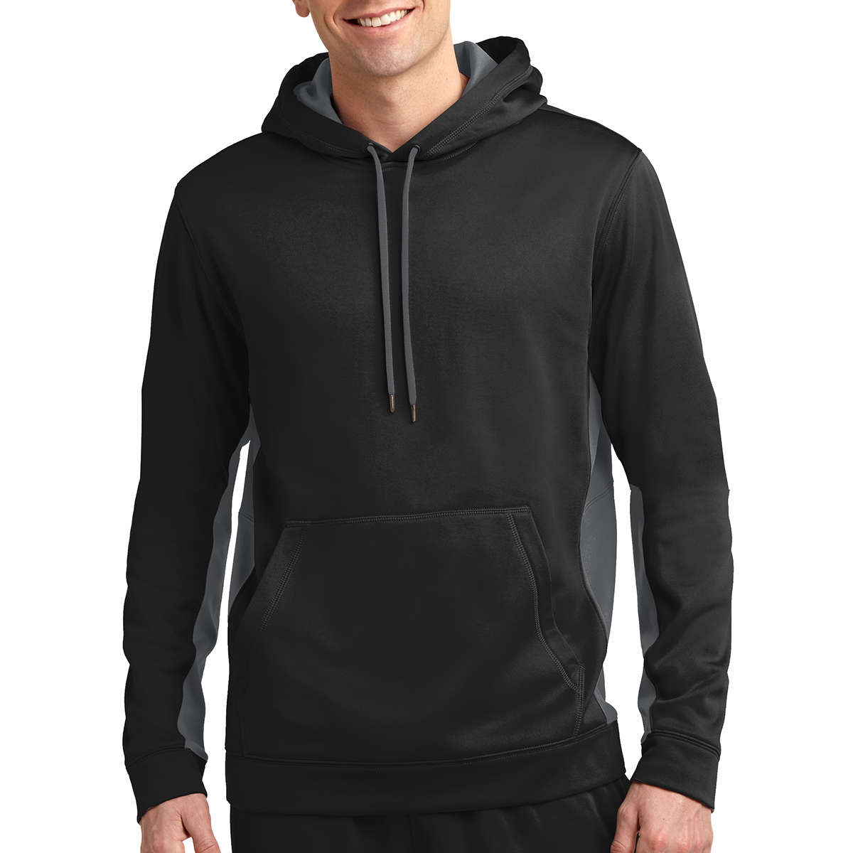 Sport-Tek® Sport-Wick® Fleece Colorblock Hooded Pullover 13