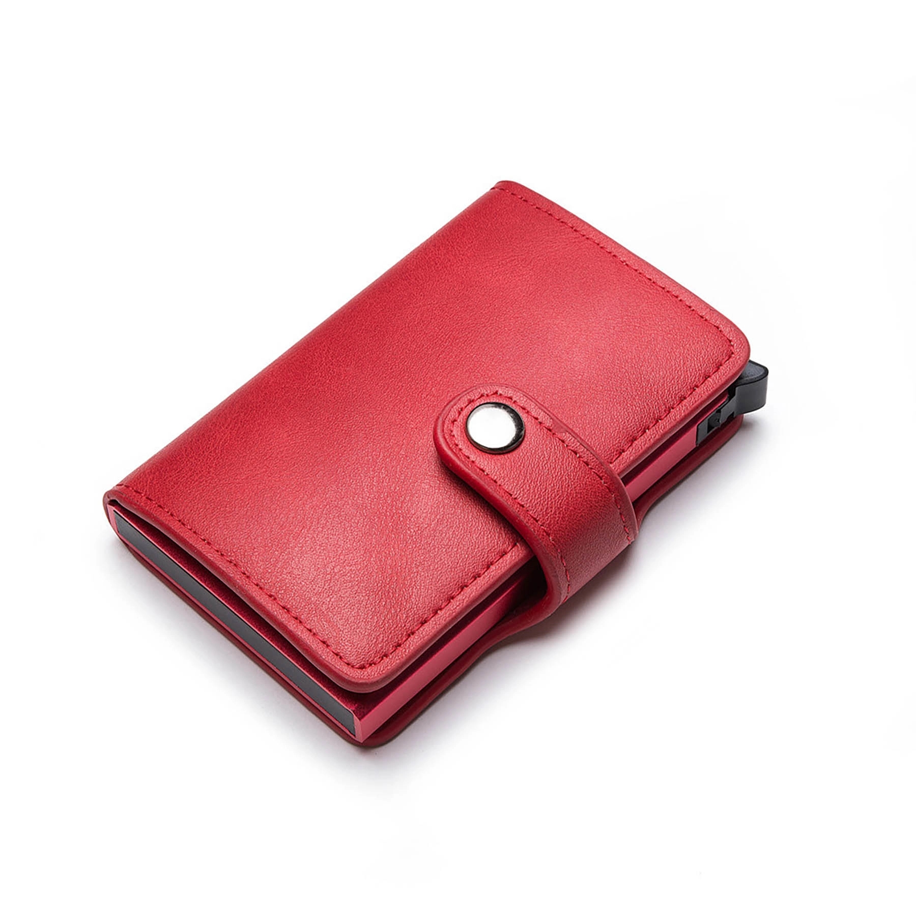 Front Pocket Minimalist Leather Slim Wallet RFID Blocking 4