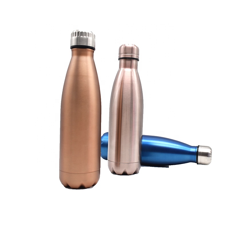 Stainless Steel Insulated Water Bottle Double Wall 17oz Cola Bottles Vacuum Flask 2