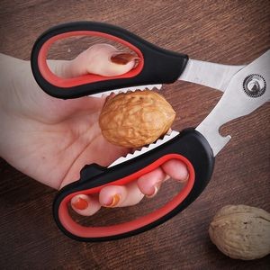 Multi Blade Kitchen Scissors With Ergonomic Dual Color Grip 12