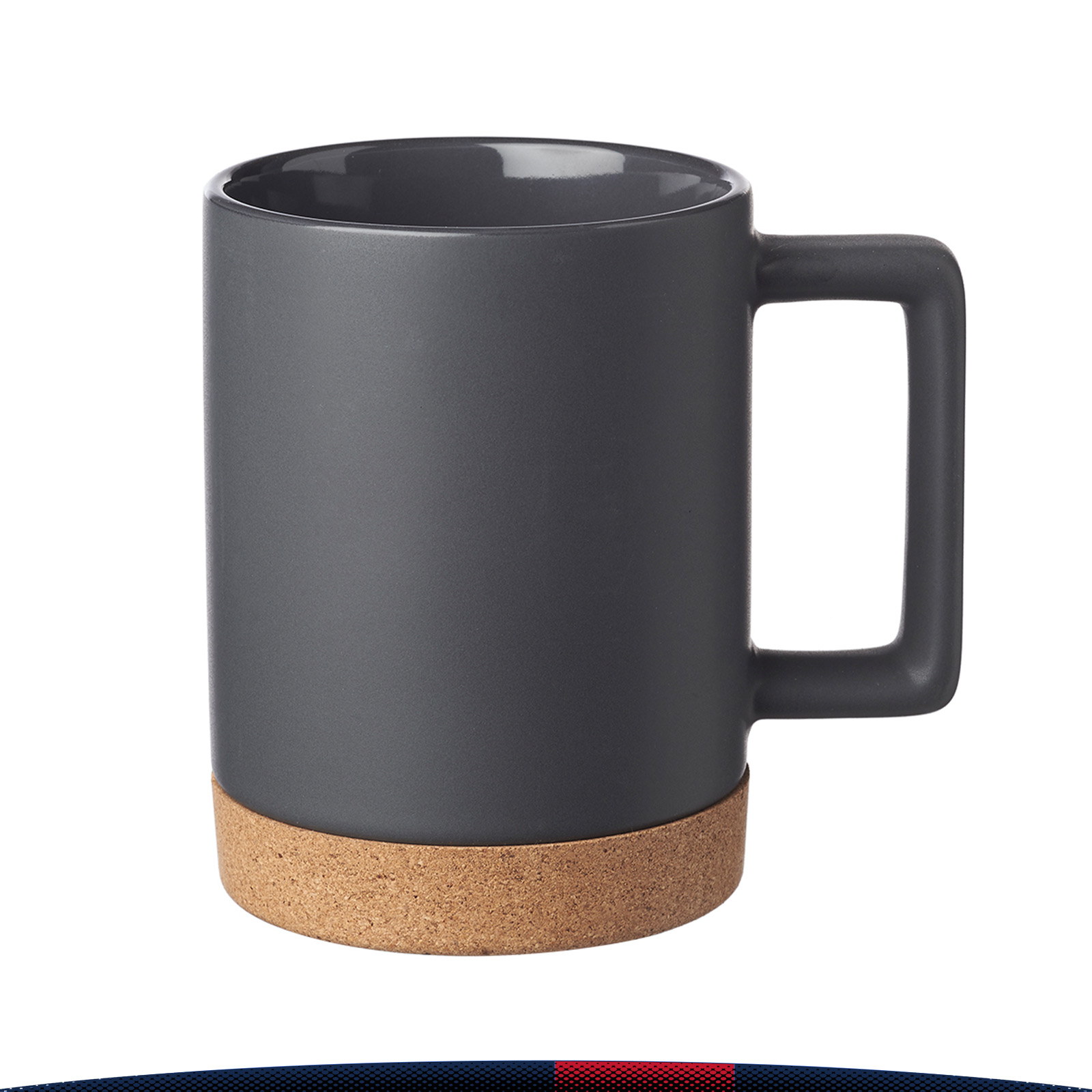 15 oz. Beri Ceramic Mugs with Cork Base 3