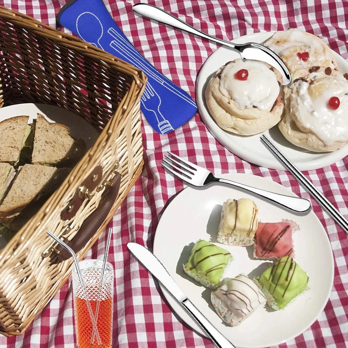 Reusable Travel Camping Cutlery Set 2