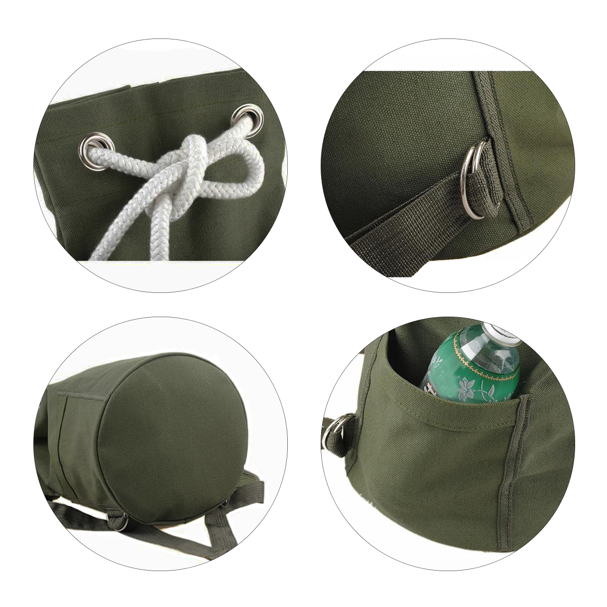 Bucket Bag Drawstring Backpack 4