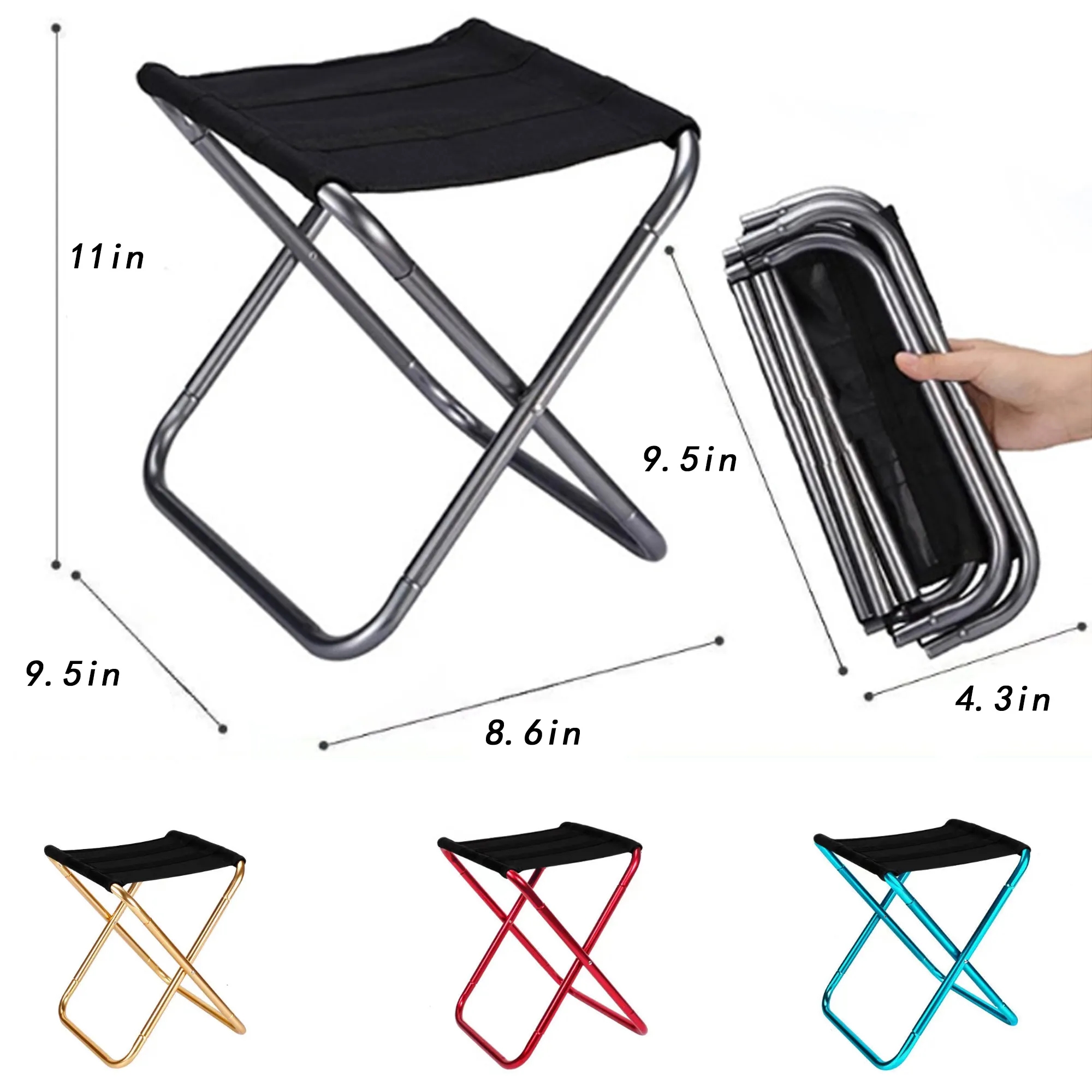 Portable Folding Seats Camping Stool MOQ 10pcs 2